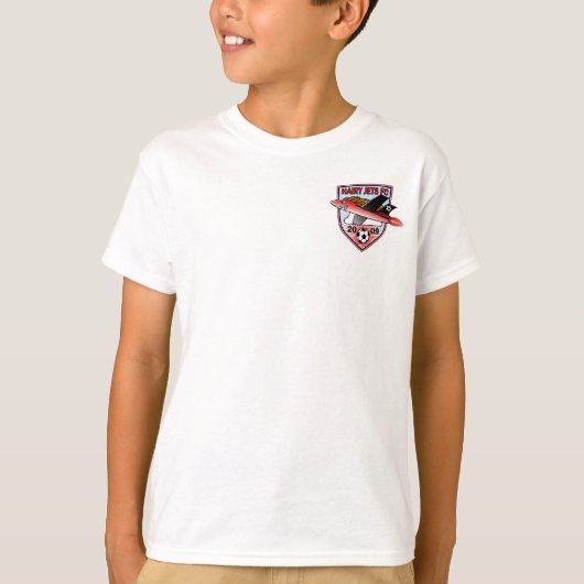 Haariges Jet-Wappen-T-Shirt T-Shirt (Vorderseite)