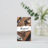 Haarkünstler - Ihre Calling Card to Excellence Visitenkarte (Stehend Vorderseite)