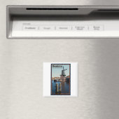 Haarlem - Adriaan Windmühle Magnet (In Situ (Geschirrspüler))