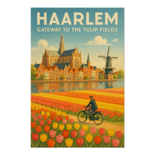 HAARLEM – Gateway to the Tulip Fields Poster (Vorderseite)