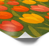 HAARLEM – Gateway to the Tulip Fields Poster (Ecke)