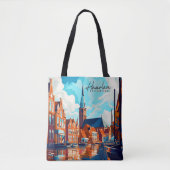 Haarlem Niederlande Vintag Art Travel Tasche (Vorderseite)