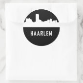 Haarlem Runder Aufkleber (Tasche)