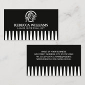 Haarlogo | Hintergrundinformationen Visitenkarte (Vorne/Hinten)