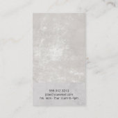 Haarlogo | Salon Scissors Visitenkarte (Rückseite)