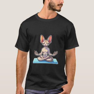 Haarlose Haustierliebhaber Sphynx-Katze Yoga T-Shirt