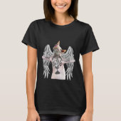 Haarlose Sphynx Kat Kitty Tattoo Tattoos Piercing T-Shirt (Vorderseite)