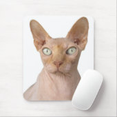 Haarlose Sphynx-Katze Mousepad (Mit Mouse)