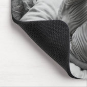 Haarlose Sphynx-Katze Mousepad (Ecke)