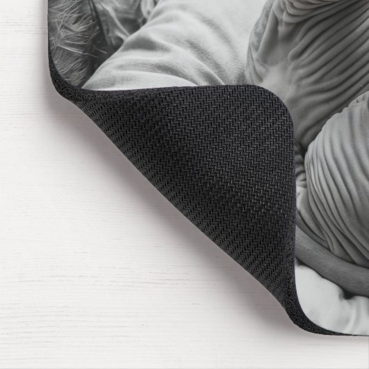 Haarlose Sphynx-Katze Mousepad (Ecke)