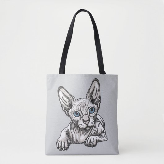 Haarlose Sphynx-Katze Tasche (Vorderseite)