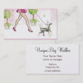 Haarloses Chinesisch Visitenkarte (Vorne/Hinten)