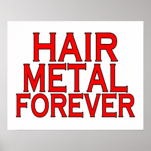 Haarmetall für immer poster