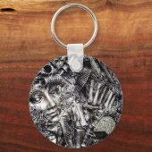 Haarmonster Schlüsselanhänger (Vorderseite)