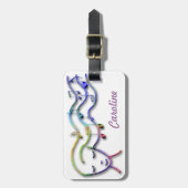 Haarmusik Gepäckanhänger (Vorderseite vertikal)