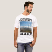 HAARP Verschwörungstheorie T - Shirt (Vorne ganz)
