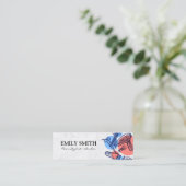 Haarpflege | Barber | Hair Stylist Mini Visitenkarte (Stehend Vorderseite)