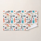 Haarpflege-Muster Badhandtuch Set (Handtuch)