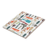 Haarpflege-Muster Fliese (Seite)