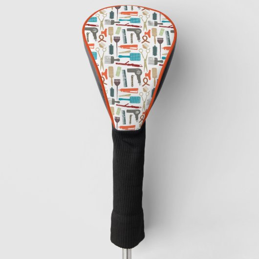 Haarpflege-Muster Golf Headcover (Vorderseite)