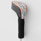 Haarpflege-Muster Golf Headcover (angewinkelt)