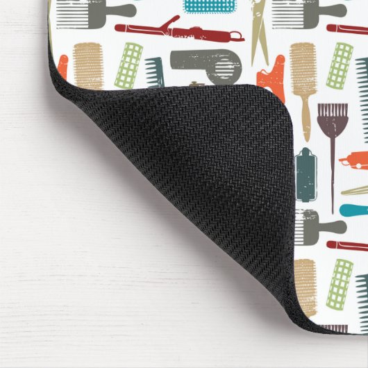 Haarpflege-Muster Mousepad (Ecke)