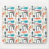 Haarpflege-Muster Mousepad (Vorne)