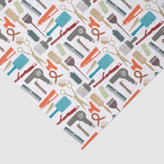 Haarpflege-Muster Seidenpapier (Ausschnitt)