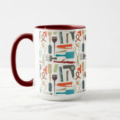 Haarpflege-Muster Tasse (Links)