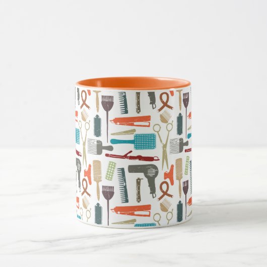 Haarpflege-Muster Tasse (Zentrum)