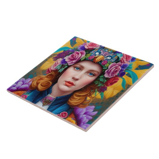 Haarprinzessin Fliese (Seite)