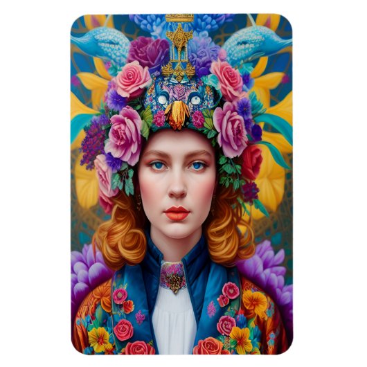 Haarprinzessin Magnet (Vertikal)