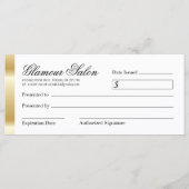 HAARSAALON-GESCHENKZEUGNIS (Rückseite)