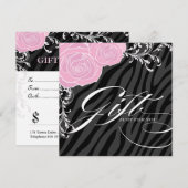 HAARSAALON-GESCHENKZEUGNIS (Vorne/Hinten)