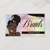 Haarsalon, Brader Stylist, Geflecht, Hübsche Paste Visitenkarte (Vorderseite)