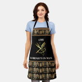 HAARSALON ODER BARBER SCHÜRZE (Getragen)