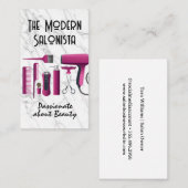 Haarsalontools | Beauty-Produkte Visitenkarte (Vorne/Hinten)