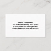 Haarschnitt für Männer | Barber | Tools Visitenkarte (Rückseite)