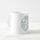 Haarschwanzschuhe Kaffeetasse (Vorderseite Links)