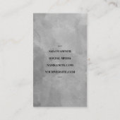 Haarspezialist | Stilvolle Tools Visitenkarte (Rückseite)