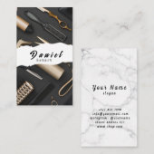 Haarstil Erhöhen Sie Ihre Marke mit jedem Handout Visitenkarte (Vorne/Hinten)