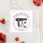 Haarstil Serviette (Beispiel)