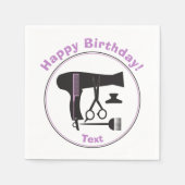 Haarstil Serviette (Vorderseite)