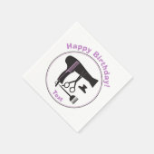 Haarstil Serviette (Ecke)