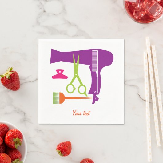 Haarstil Serviette (Beispiel)