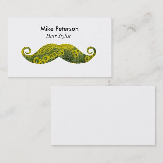 Haarstollen 8,9 cm x 5,1 cm, Unterschrift UV-Matte Visitenkarte (Vorne/Hinten)