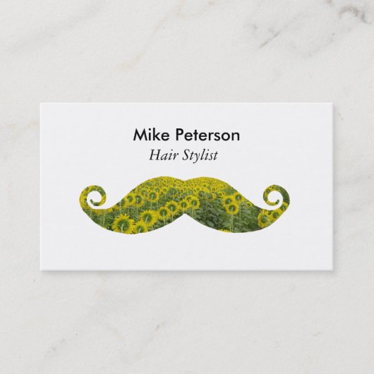 Haarstollen 8,9 cm x 5,1 cm, Unterschrift UV-Matte Visitenkarte (Vorderseite)