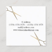 Haarstudio-Loyalitätskarte Treuekarte (Rückseite)