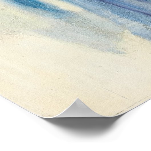 Haarstyling-Button auf Poster (Ecke)