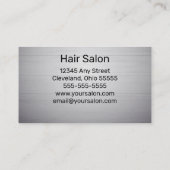 Haarstyling-Tools Haartrappe Haartrappe Styling Ro Visitenkarte (Rückseite)